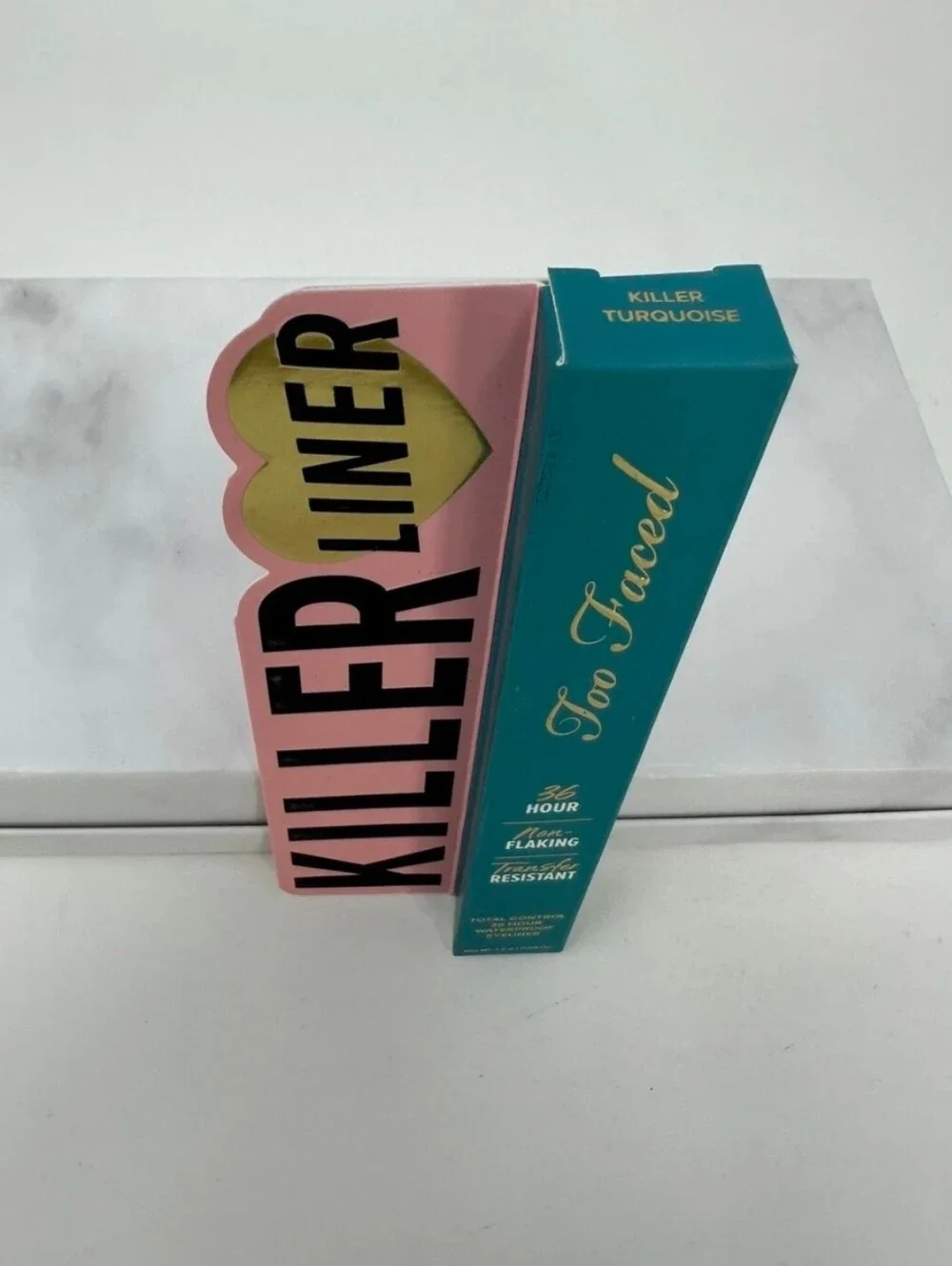 NIB Too Faced Killer Turquoise Liner Total Control 36 Hour Waterproof Eyeliner